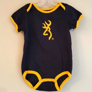 Browning short sleeve onesie/bodysuit